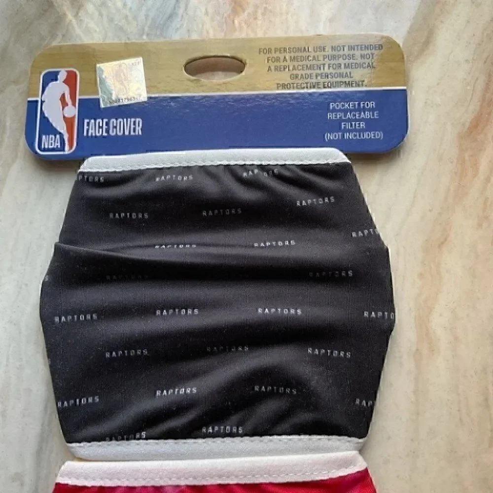 Kids' (Youth) Toronto Raptors 2-Pack Face Mask NWT